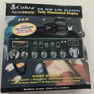 CB Radio Cobra 29 NW Nightwatch pro setup 18w pep peak tune swing kit vpwr